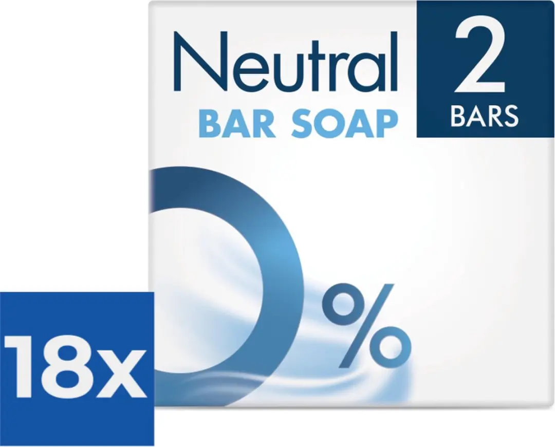 Neutral Bar Soap 100g - 18 Stuks