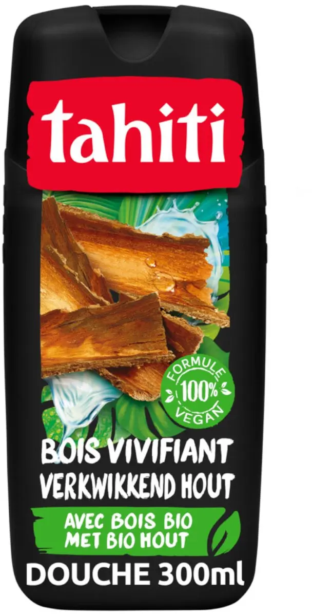 Tahiti Douchegel Verkwikkend Bio Hout 300ml