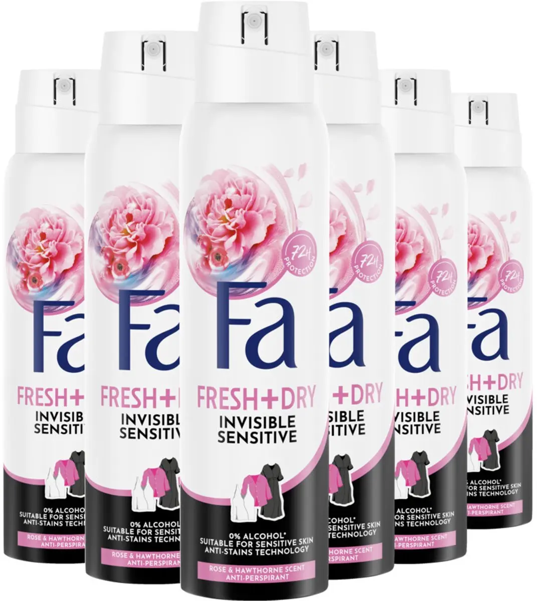 Fa Invisible Sensitive Rozen & Meidoorn Deo Spray