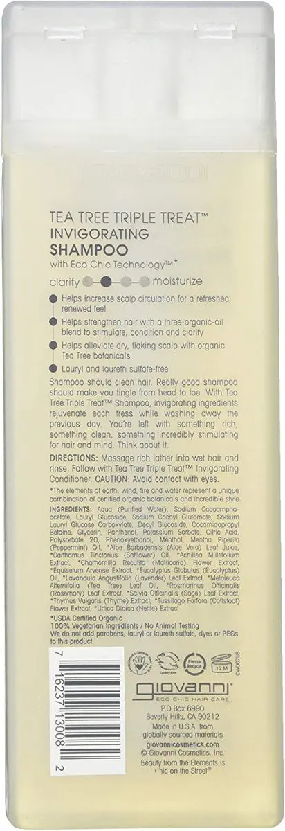 Giovanni Tea Tree Triple Treat Shampoo 250ml