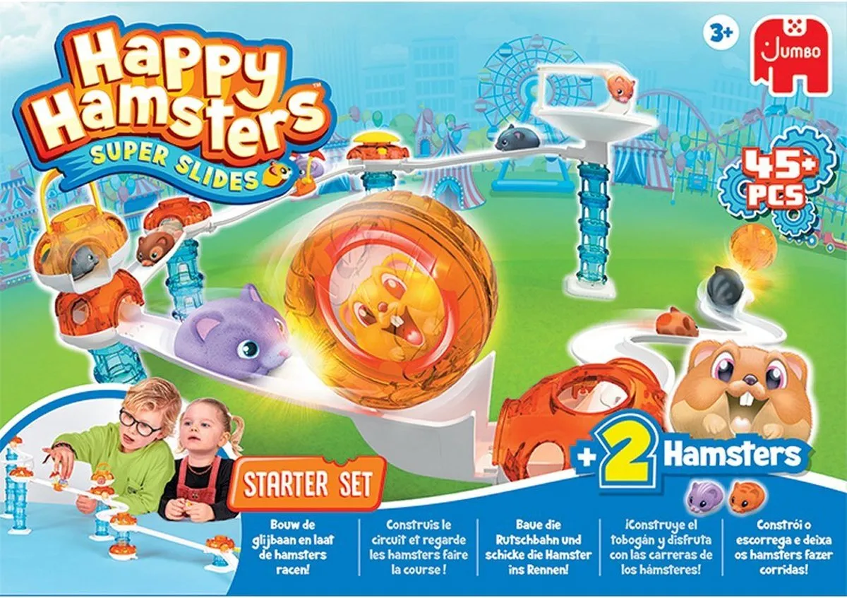 Jumbo Happy Hamsters Starter Set - Constructiespeelgoed 45 Onderdelen