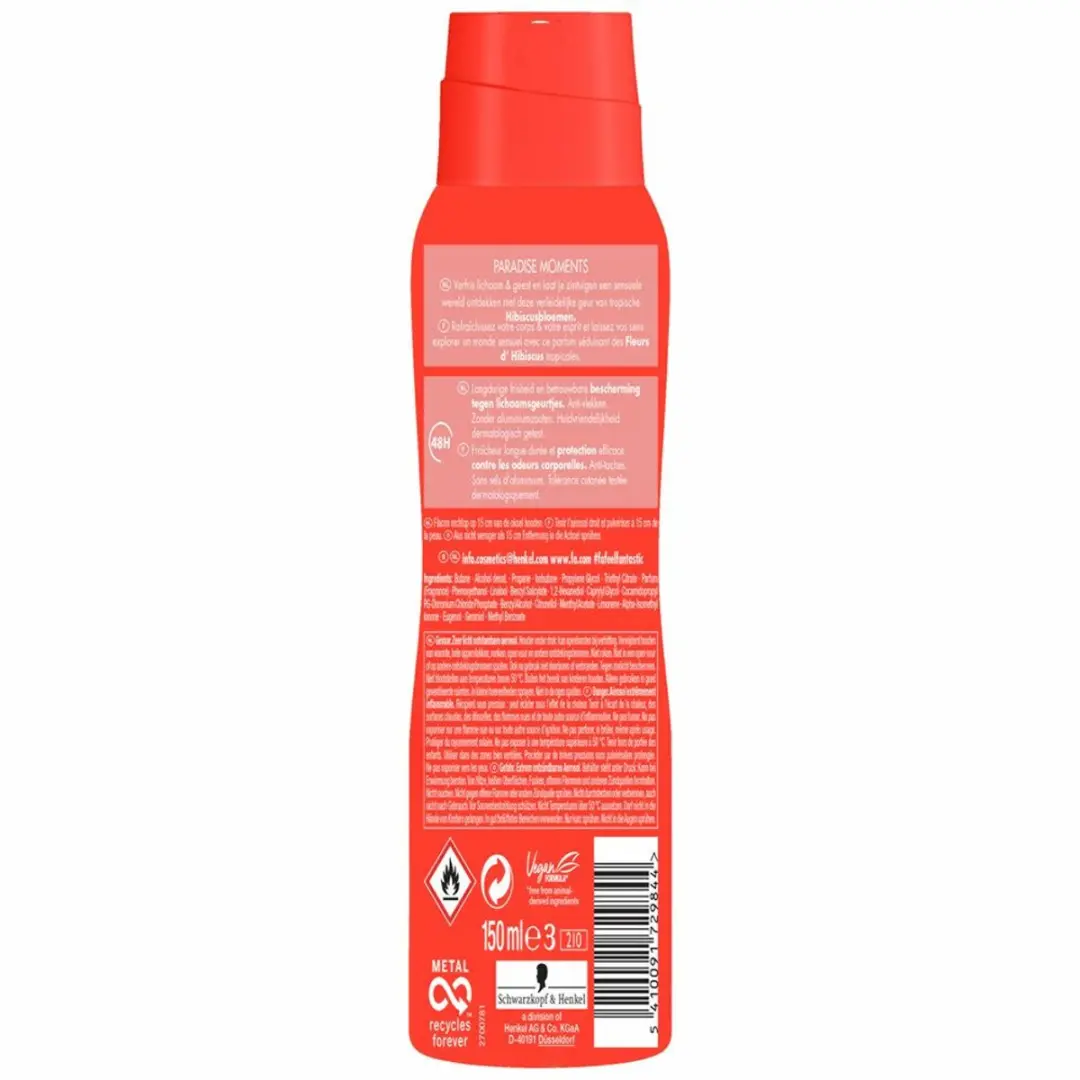 Fa Deodorant Spray Paradise Hibiscus