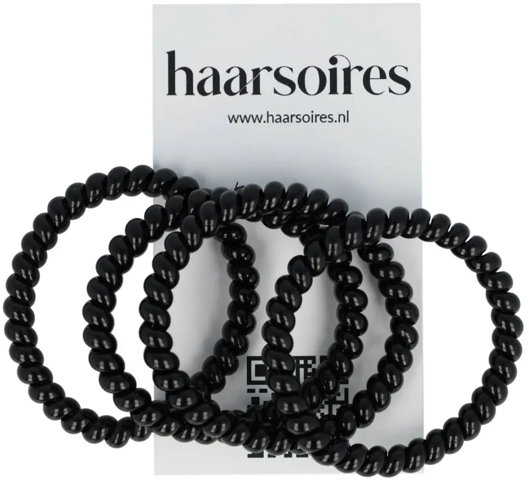 Haarsoires Invisibobble Smal Zwart - 4 Stuks