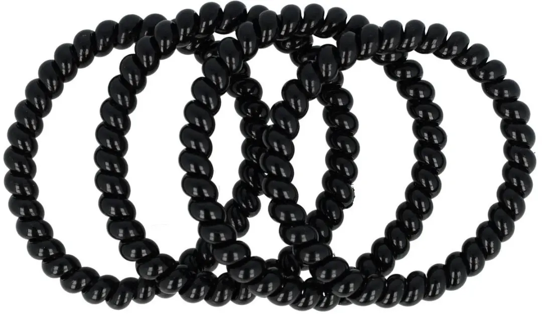 Haarsoires Invisibobble Smal Zwart - 4 Stuks