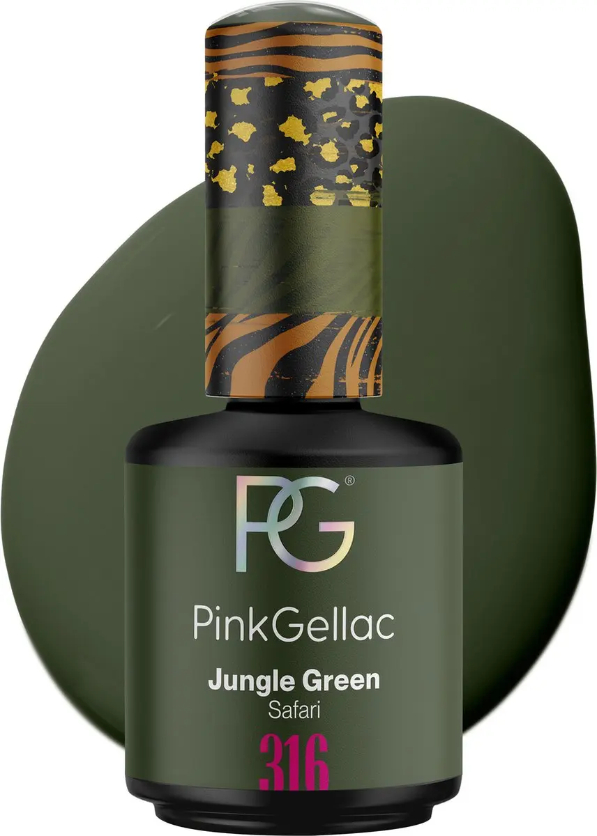 Pink Gellac Jungle Green 316 Gellak 15ml