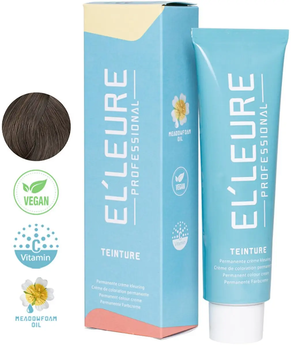 Elleure Haarverf Teinture 5.0 Intens Lichtbruin 100ml