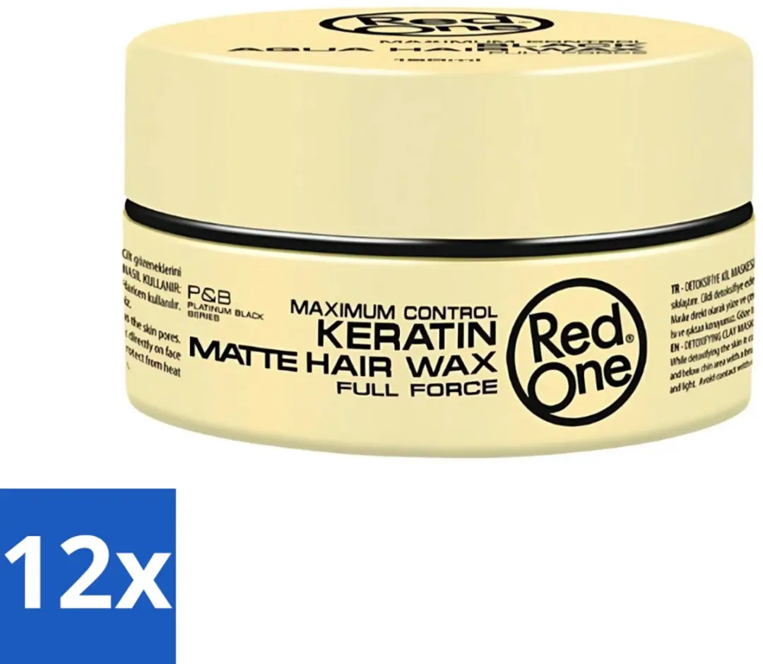 Red One Keratin Matte Haarwax 150ml