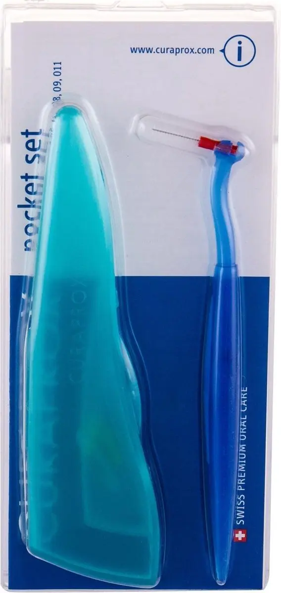 Curaprox CPS 457 Pocket Set Interdentale Ragers - Groen/Blauw