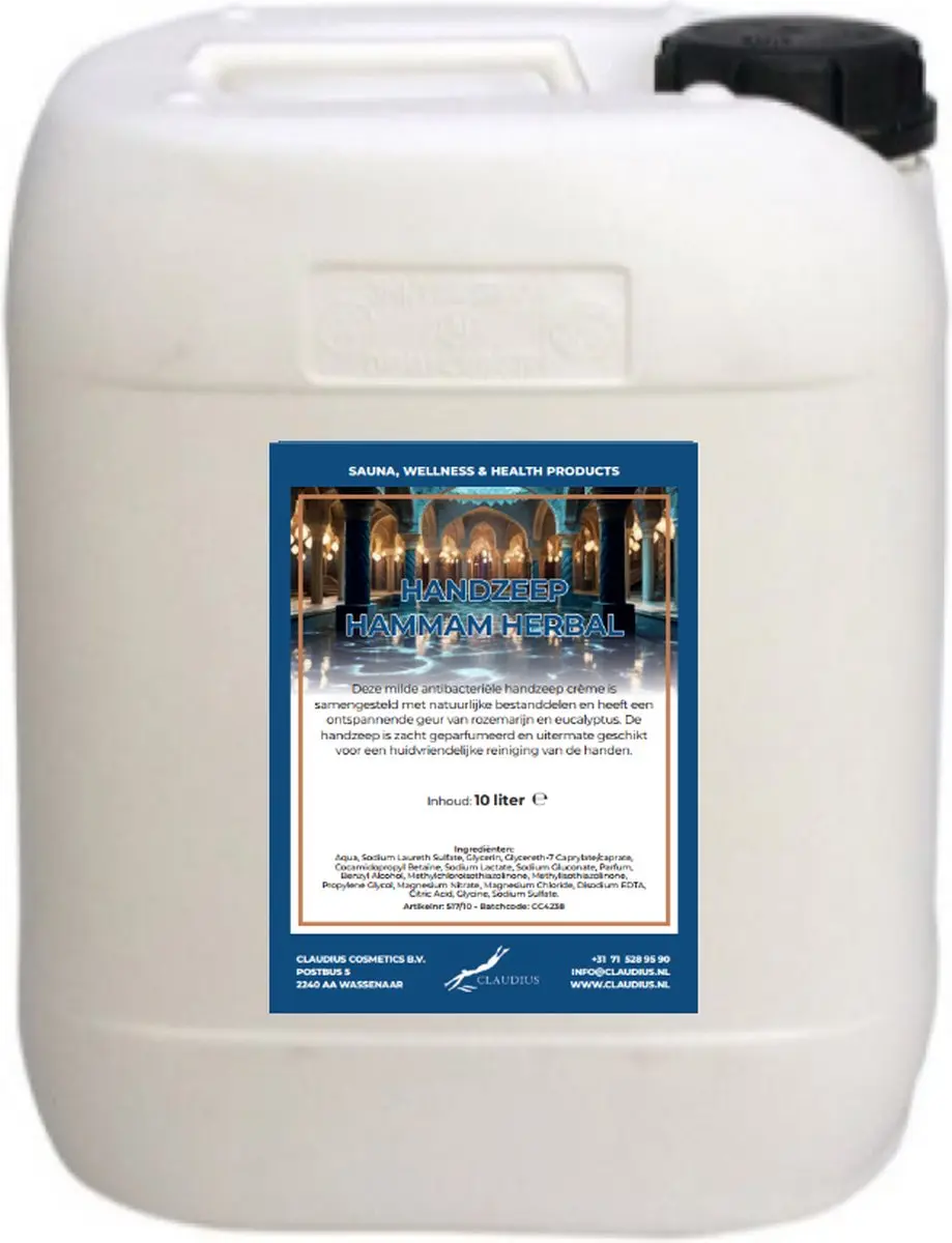 Splashbox Cosmetics Hammam Herbal Handzeep 10L