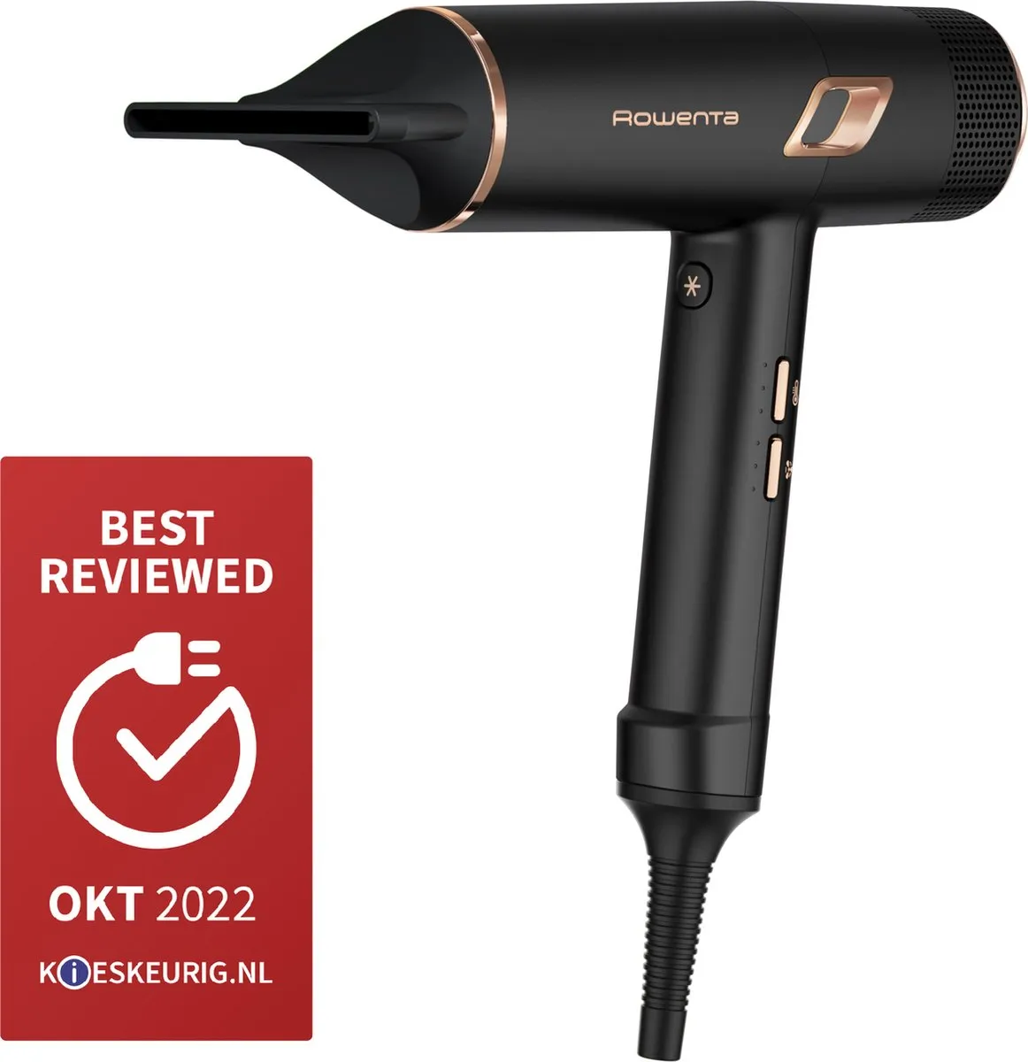 Rowenta Maestria Ultimate CV9920 Föhn - 2000W - Zwart/Koper