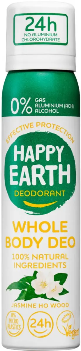 Happy Earth Jasmine Ho Wood Body Deo Spray 100ml