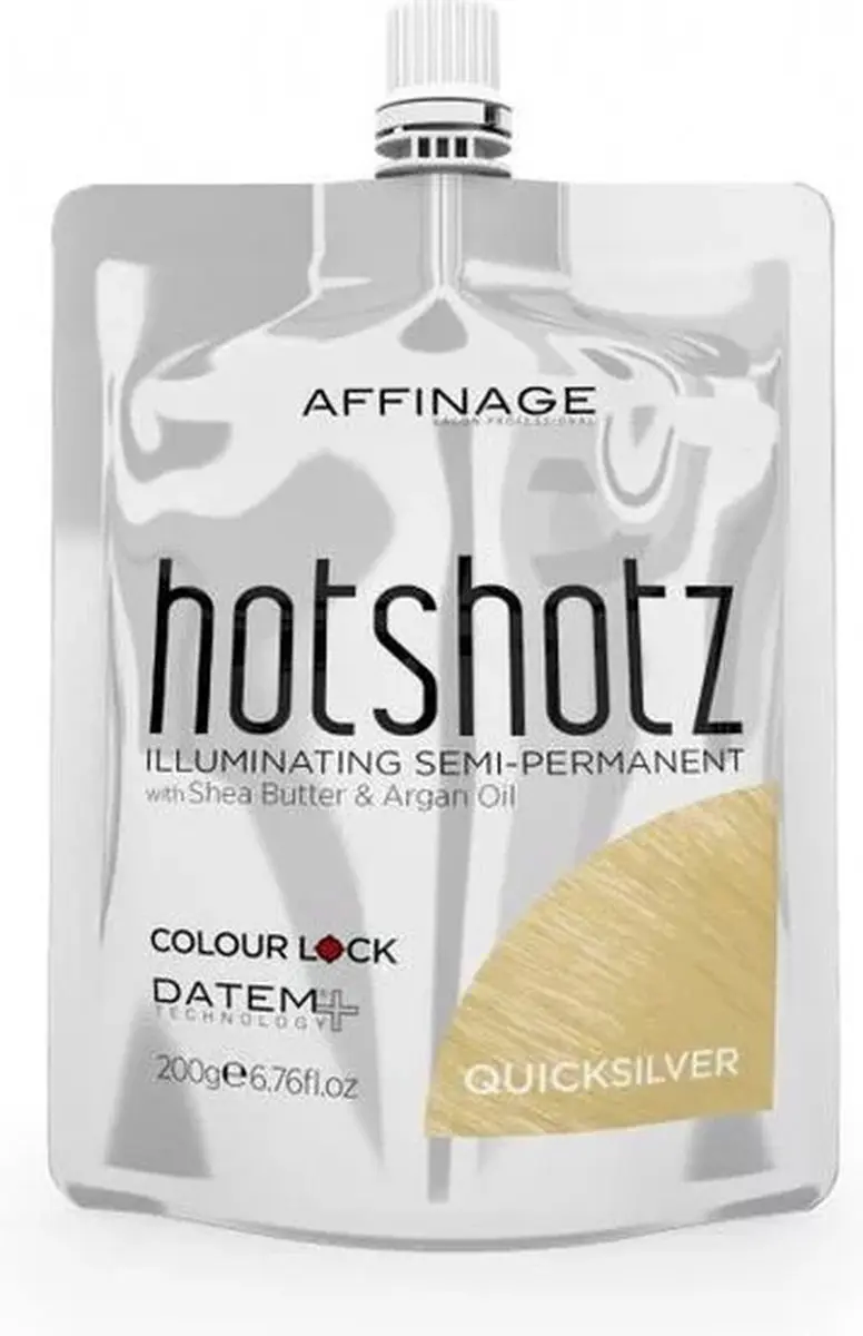 Affinage HotShotz Quicksilver 200ml Haarkleuring - Full Coverage