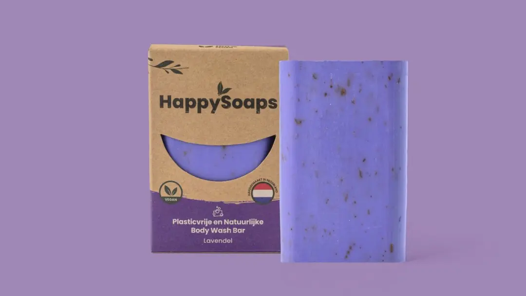 HappySoaps Lavender Rain Verzorgingsset - 3 Stuks