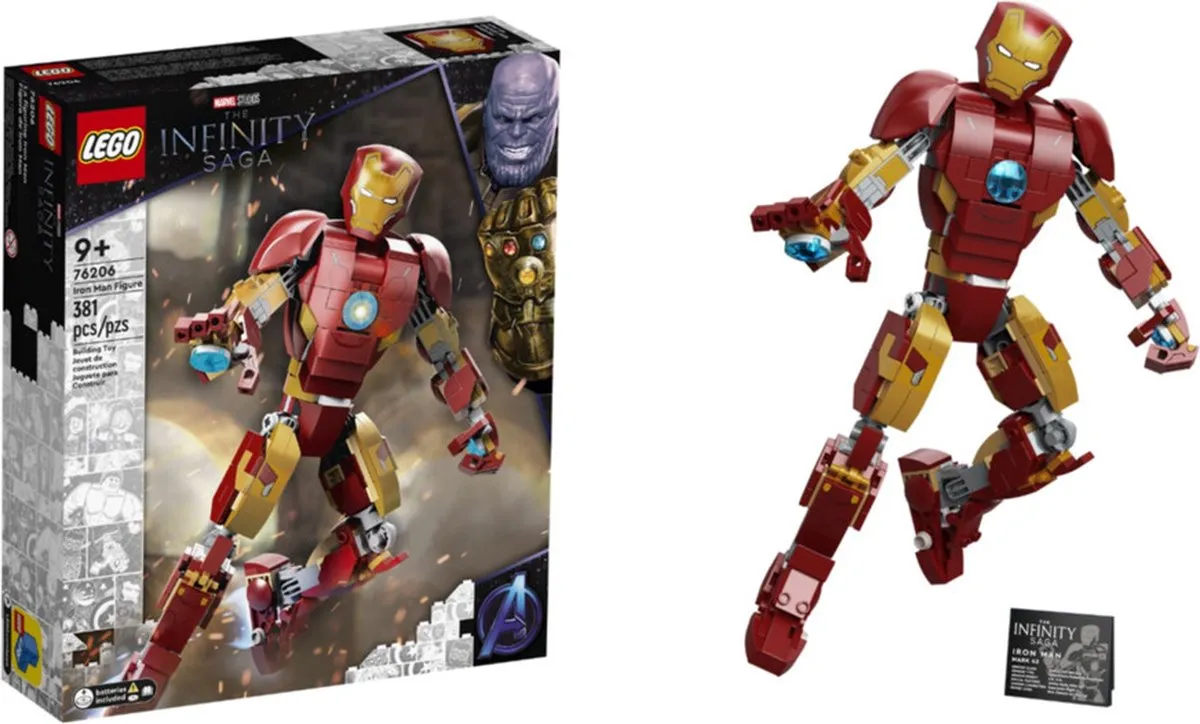 LEGO Marvel Iron Man 76206 - 381 Stukken - Meerkleurig - afbeelding 6 van 6