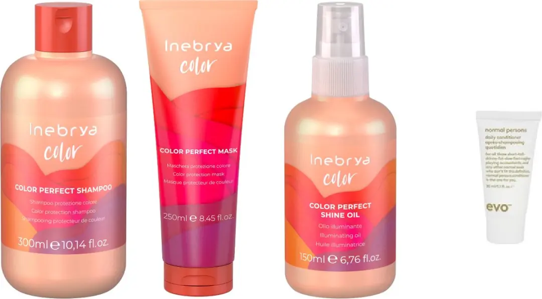 Inebrya Color Perfect Shampoo Mask Shine Oil