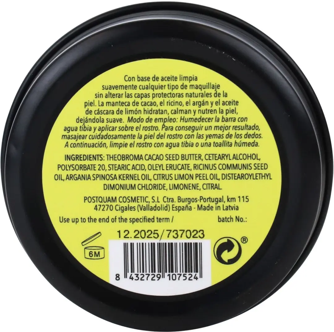 Postquam Citroenzeste Vaste Make-up Remover 50ml