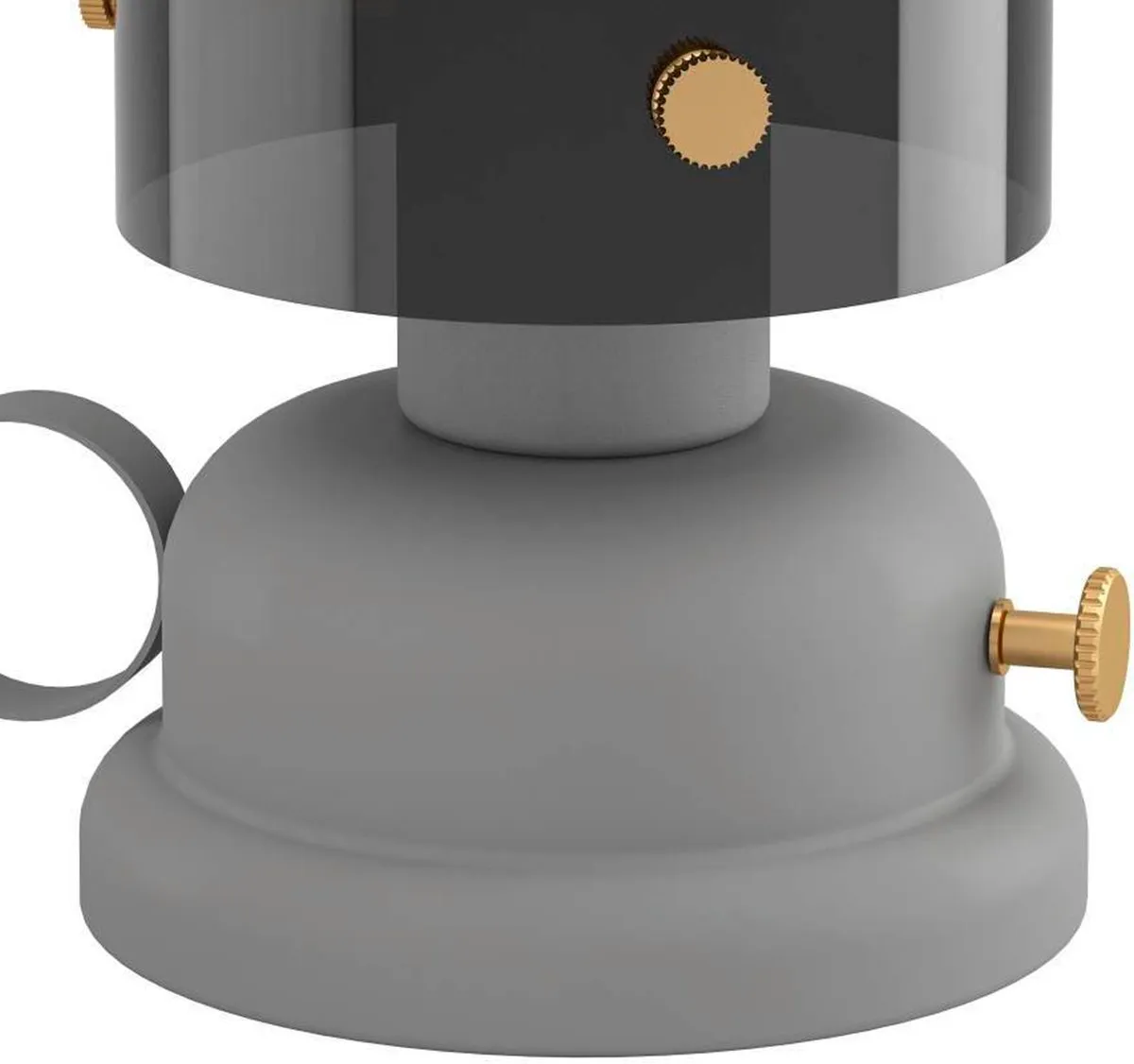 Eglo Gargrave Tafellamp E27 - 31,5 cm - Zwart/Grijs/Goud