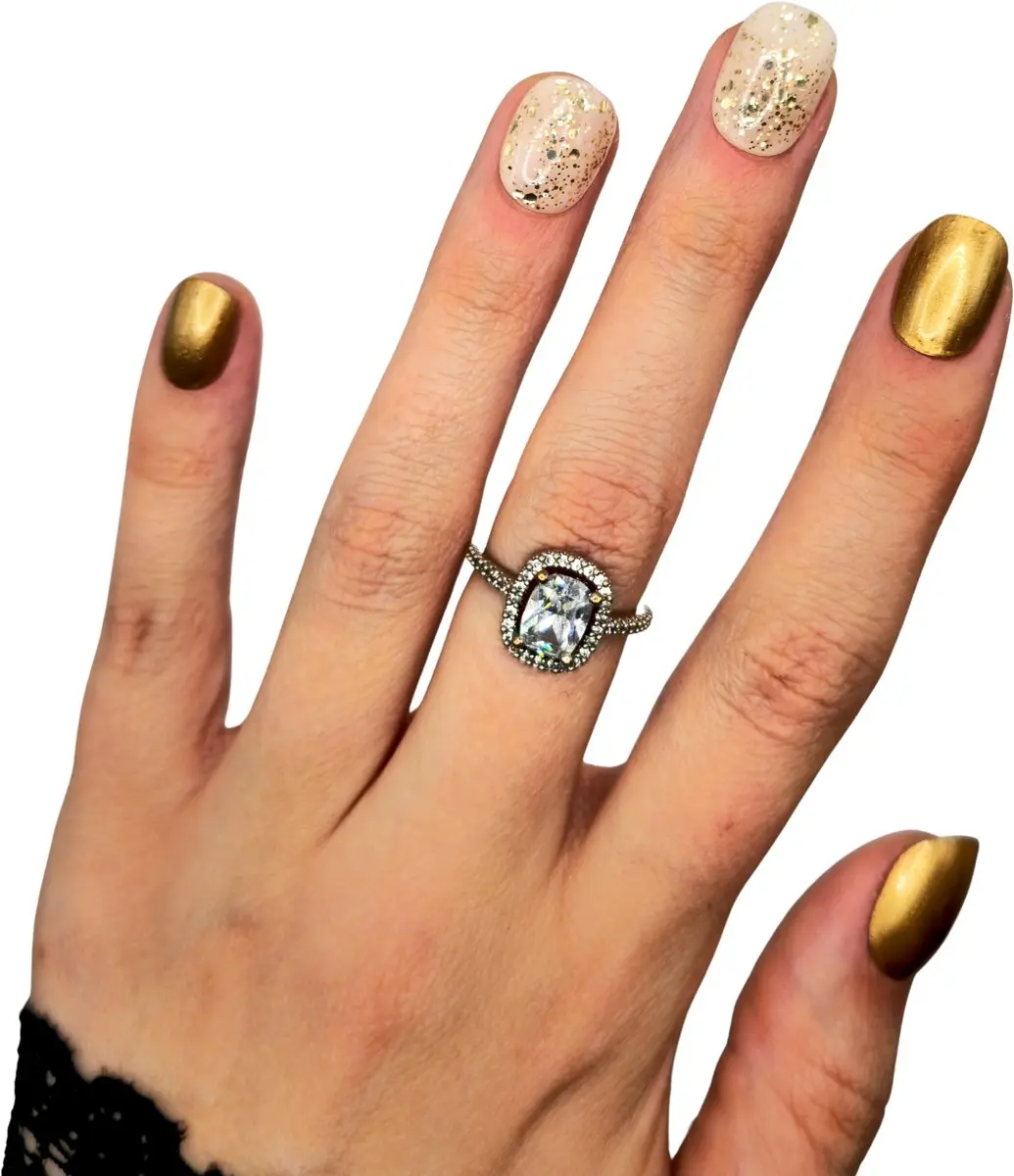 SD Press on Nails B-21 Goud Metallic Glitter - 50g