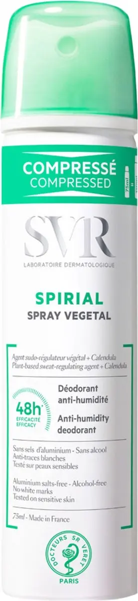 SVR Spirial Deodorant Spray Vegetal 75ml