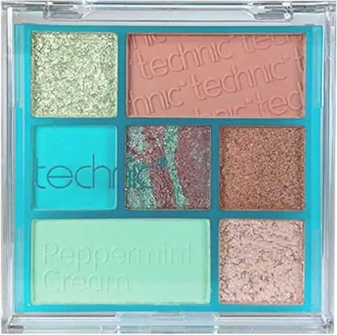 Technic Pressed Pigment Oogschaduw Palette - Peppermint Cream - 6.75g