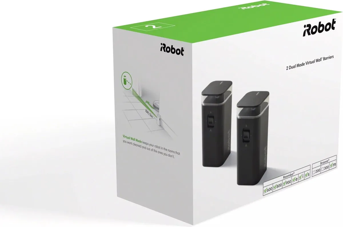 iRobot Dual Mode Virtual Wall 4473043 - 2 Stuks