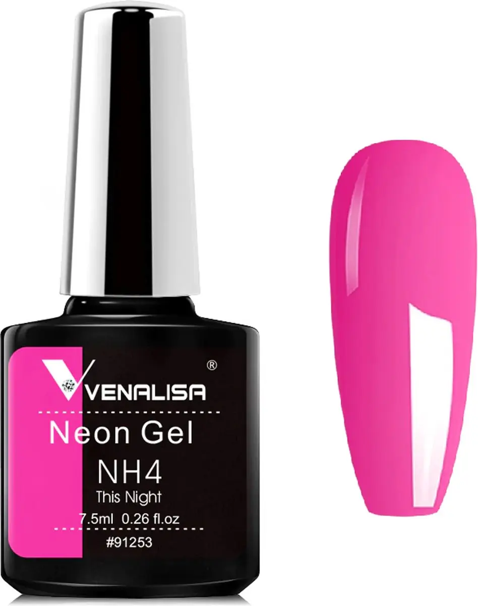 Venalisa UV Gellak Neon Roze 7.5ml