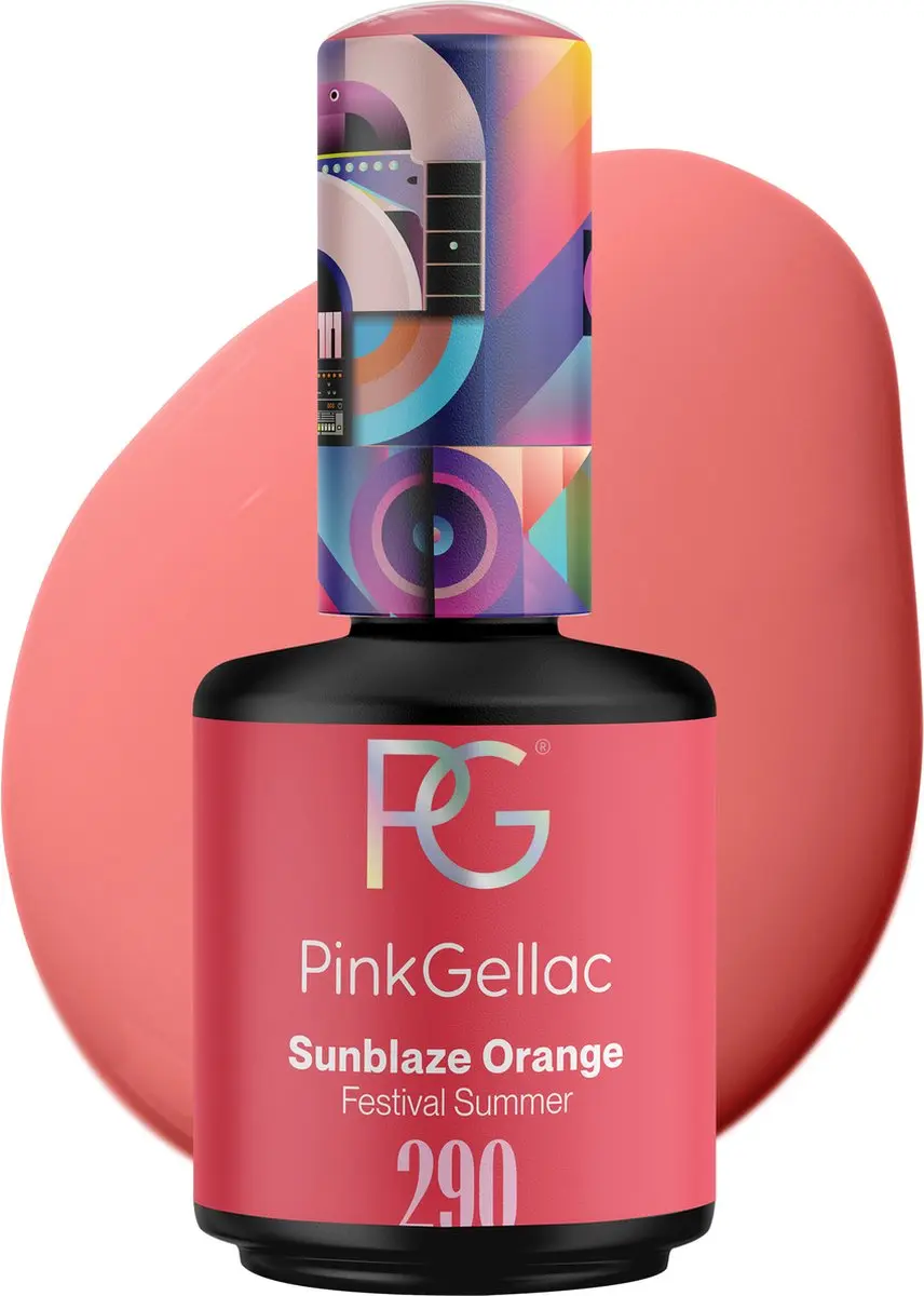 Pink Gellac Sunblaze Orange 290 Gellak 15ml