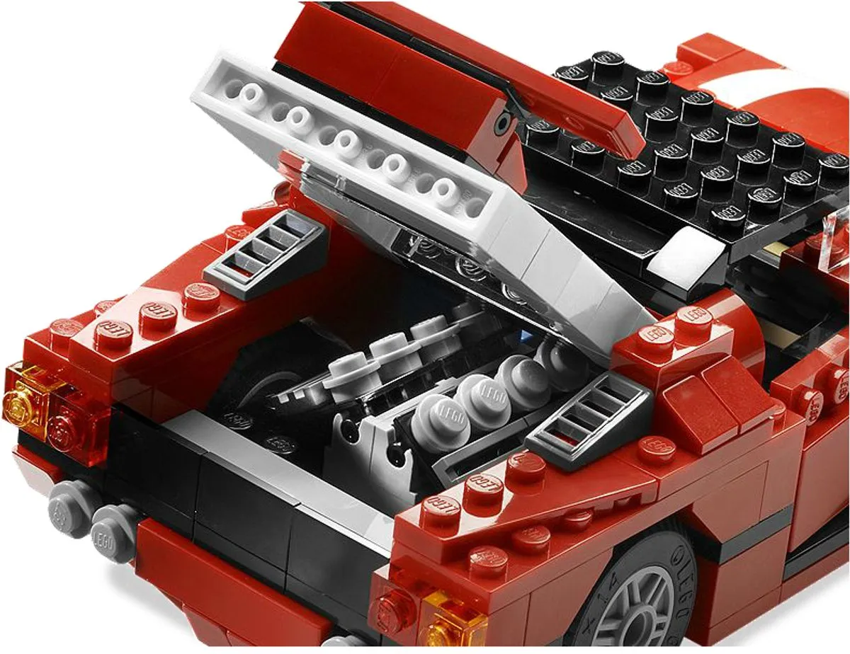 LEGO Creator Super Sportwagen 5867 - 278 Stukken - afbeelding 6 van 6