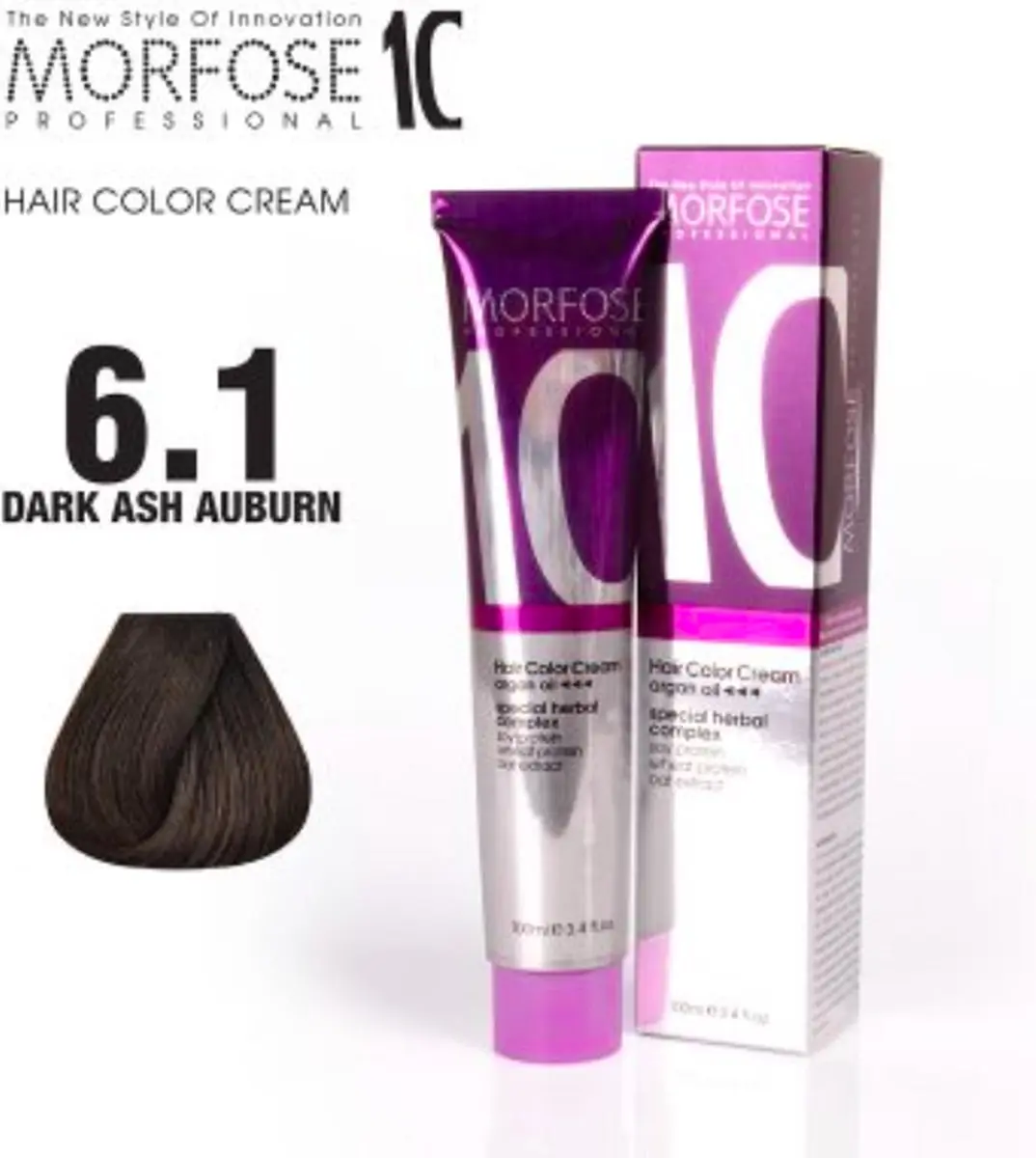 Morfose Color Cream 6.1 Dark Ash Auburn 100ml
