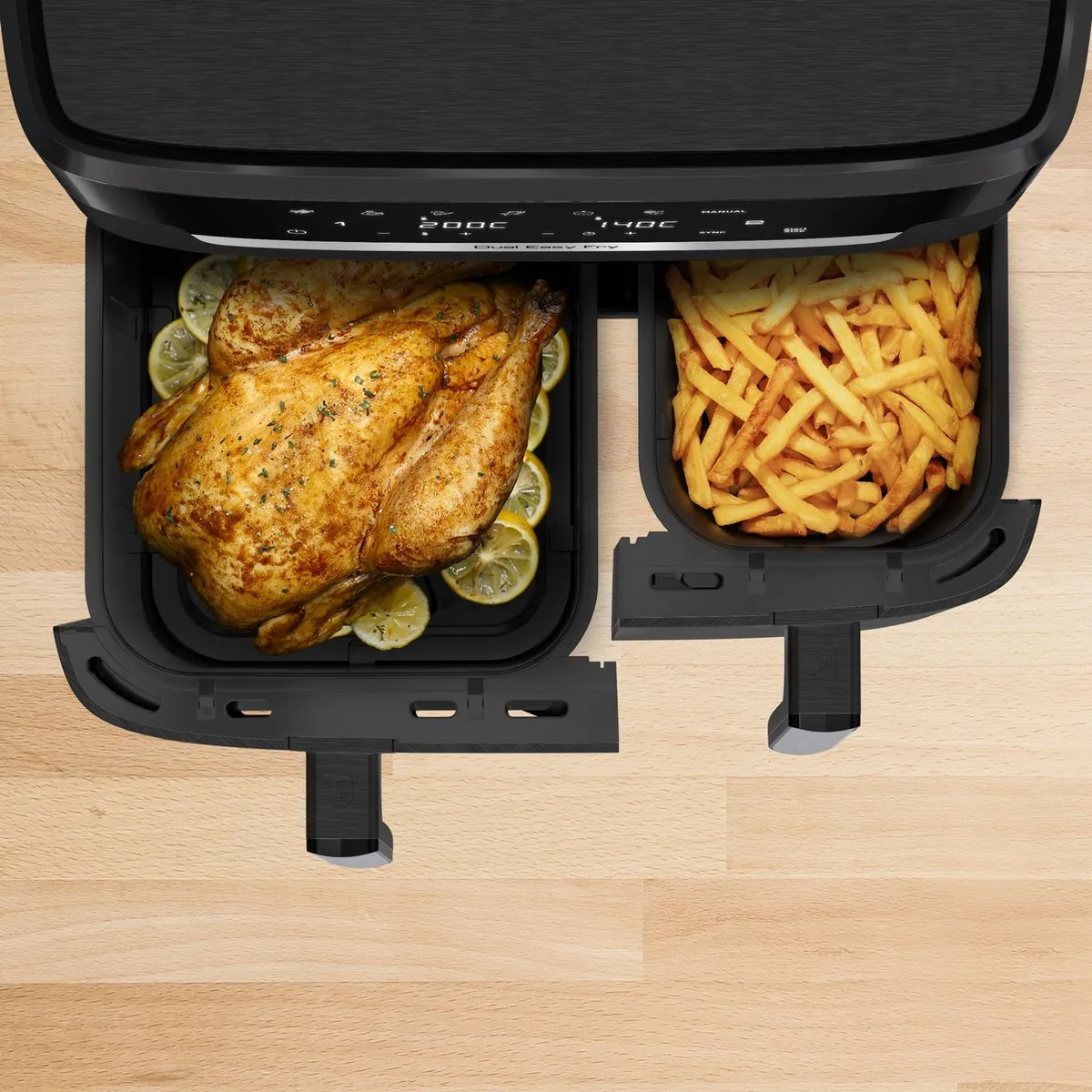 Moulinex Dual Easy Fry XXL EZ9428 Airfryer 11L - 2020W - Zwart