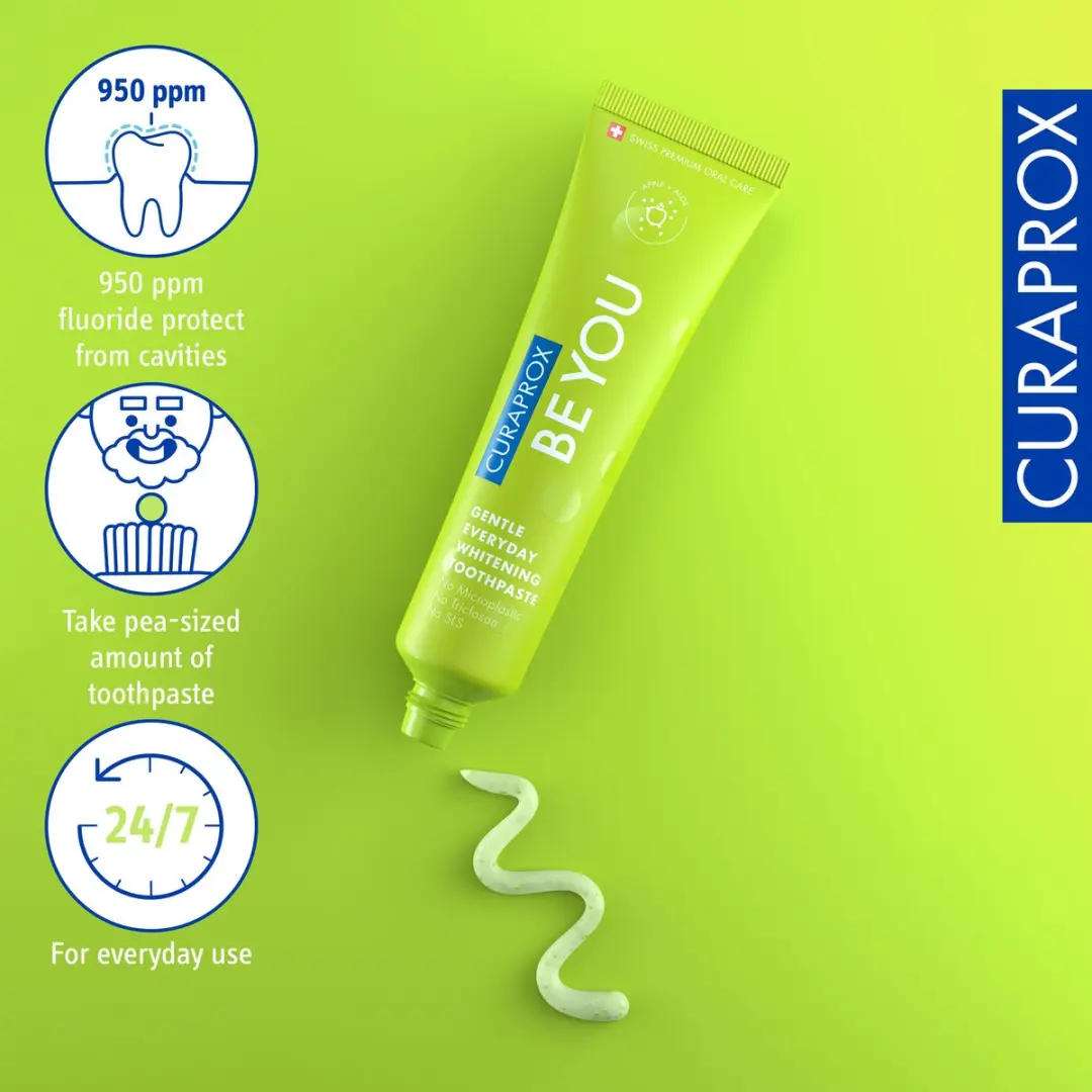 Curaprox Be You Tandpasta Appel & Aloë Vera 60ml
