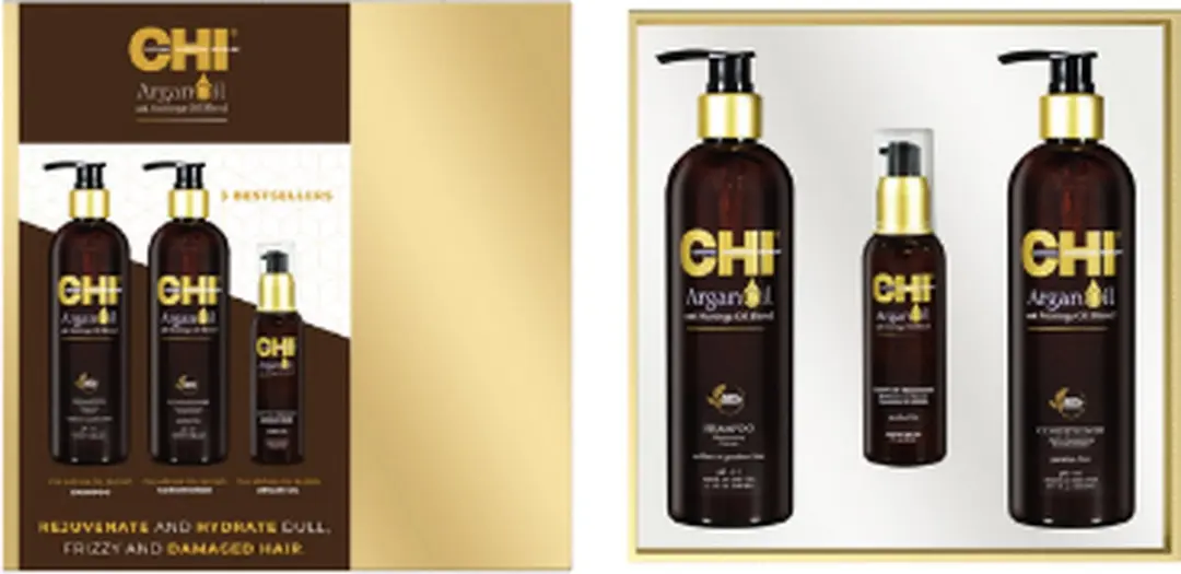 Chi Natural Life Argan Oil Holiday Set - 3 Stuks
