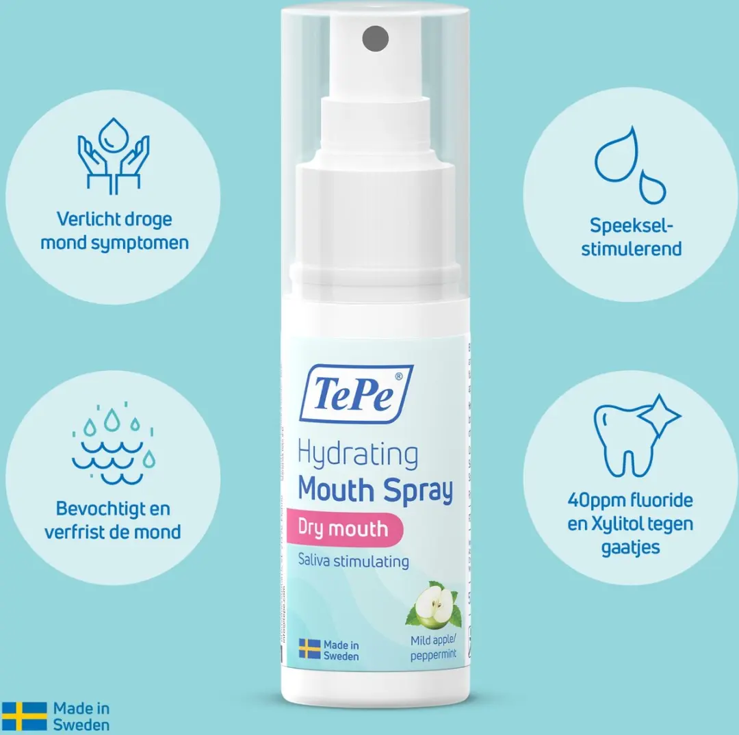 TePe Hydraterende Mondspray 50ml - Mild Apple/Peppermint
