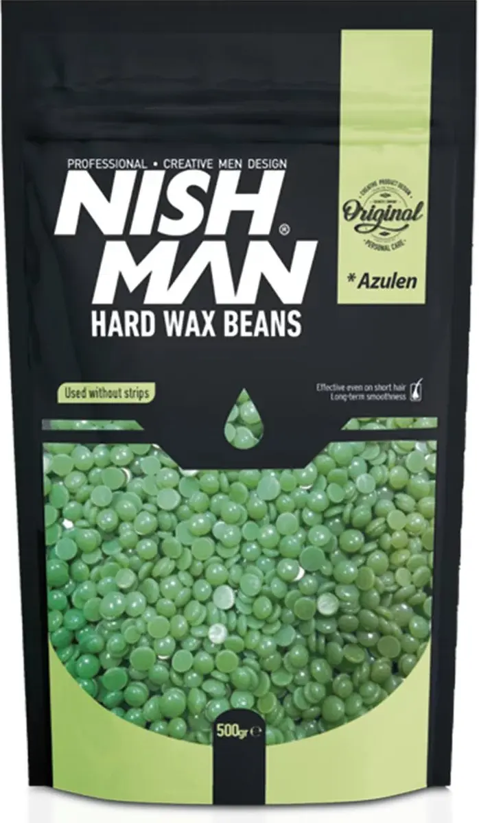Nishman Azulene Elastic Hot Wax Beans 500g