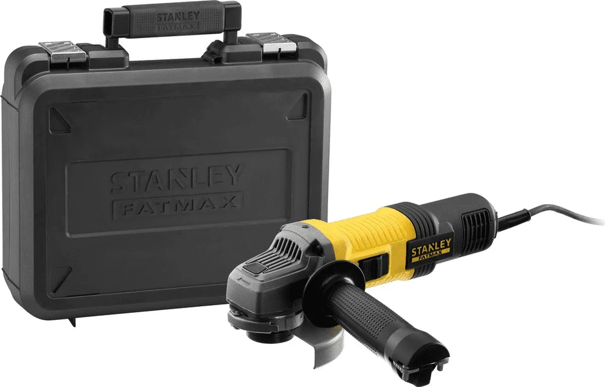 Stanley FATMAX FMEG210K Haakse Slijper 115mm 850W - met Koffer