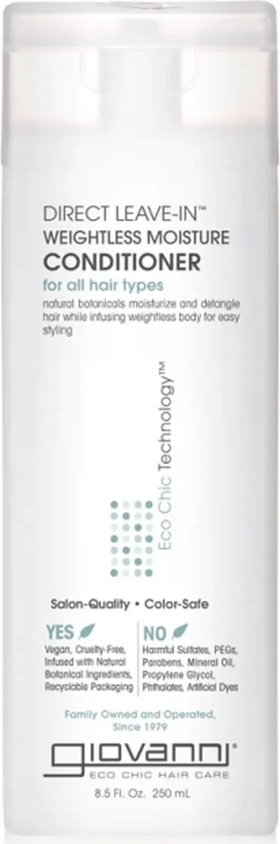 Giovanni Direct Leave-In Weightless Moisture Conditioner 250ml