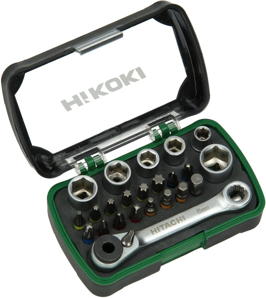 Hikoki Bit en doppenset Metaal