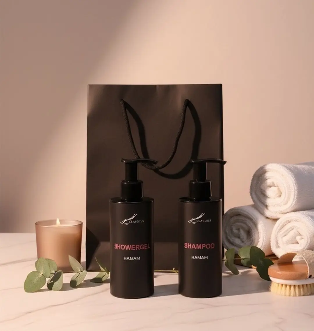 Splashbox Cosmetics Hamam Douchepakket - 2x300ml Shampoo & Douchegel