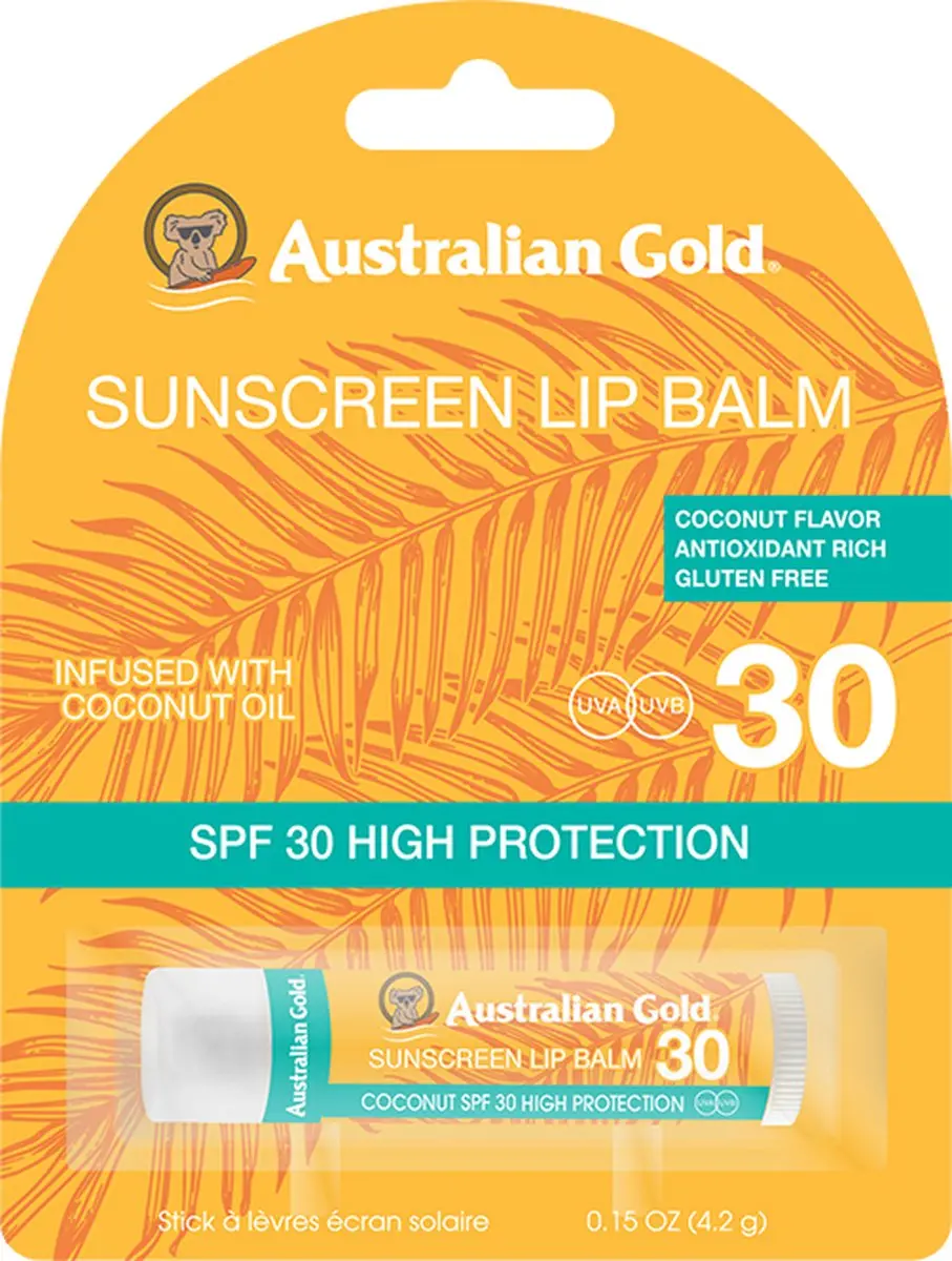 Australian Gold SPF30 Lippenbalsem Coconut 4.2g