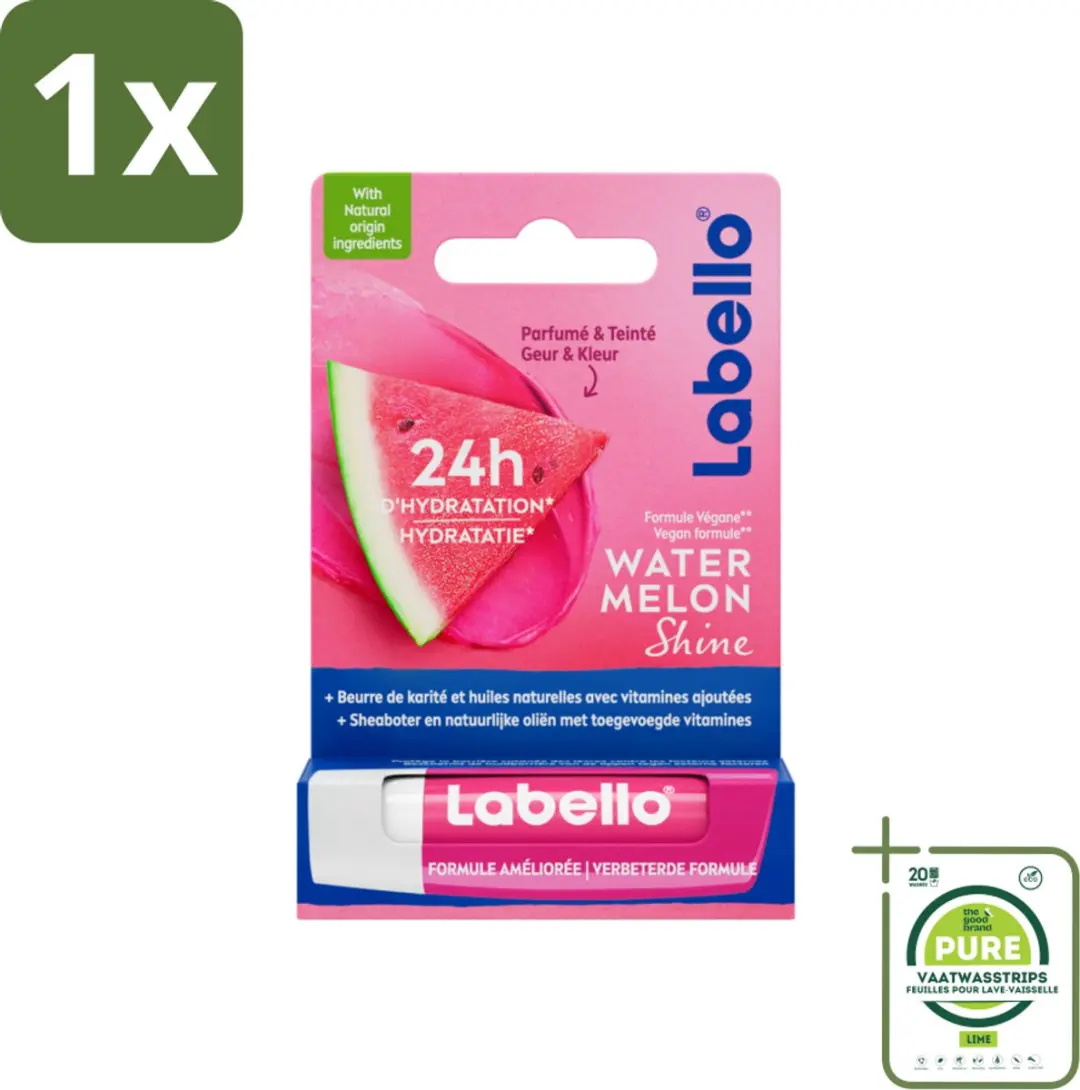 Labello Lippenbalsem Watermelon Shine 5g