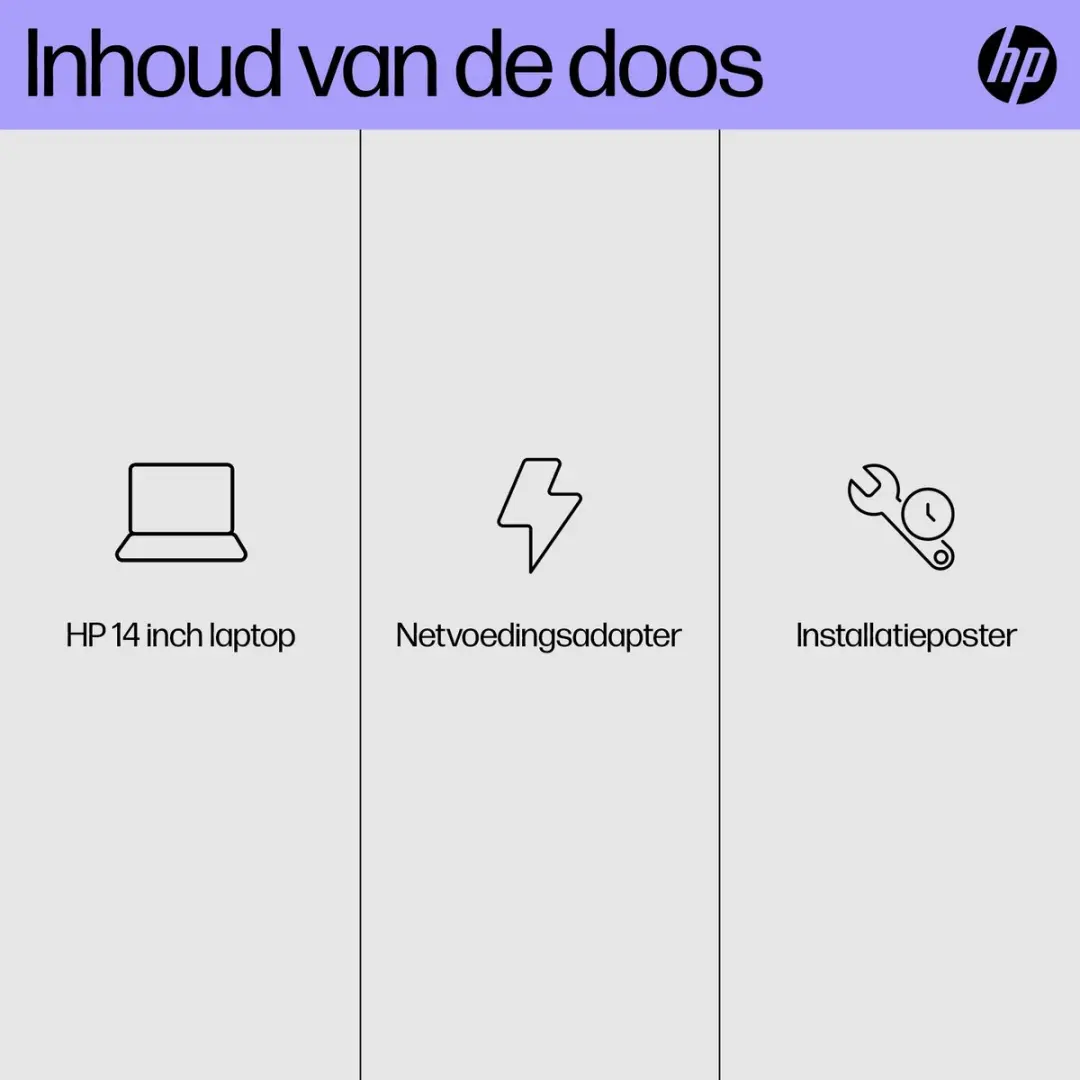 HP 14-ep0631nd Laptop 14" Full HD - 8GB RAM 512GB SSD - Zilver
