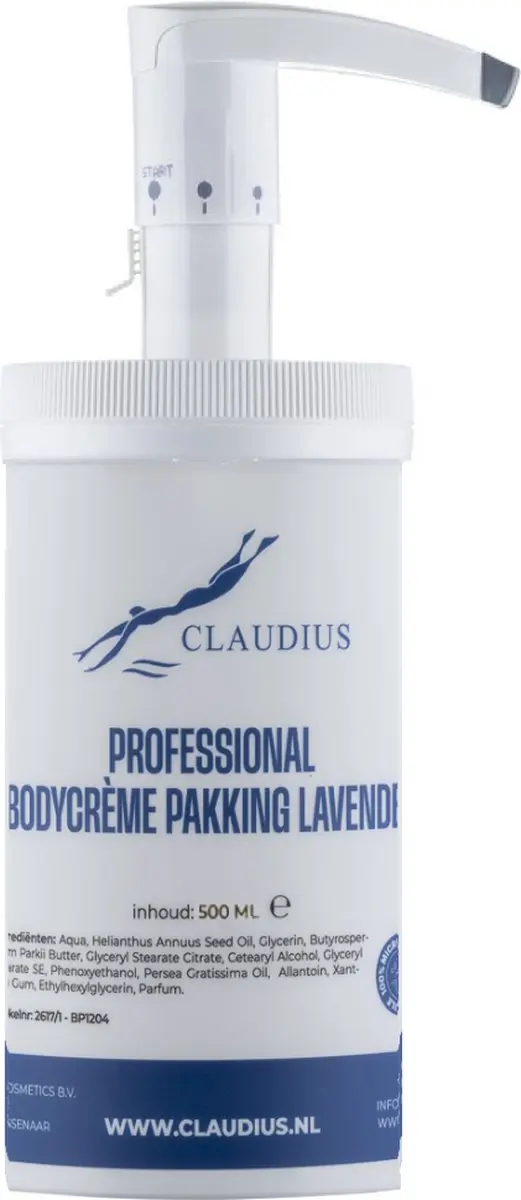 Splashbox Cosmetics Professional Bodycrème Lavendel 500ml