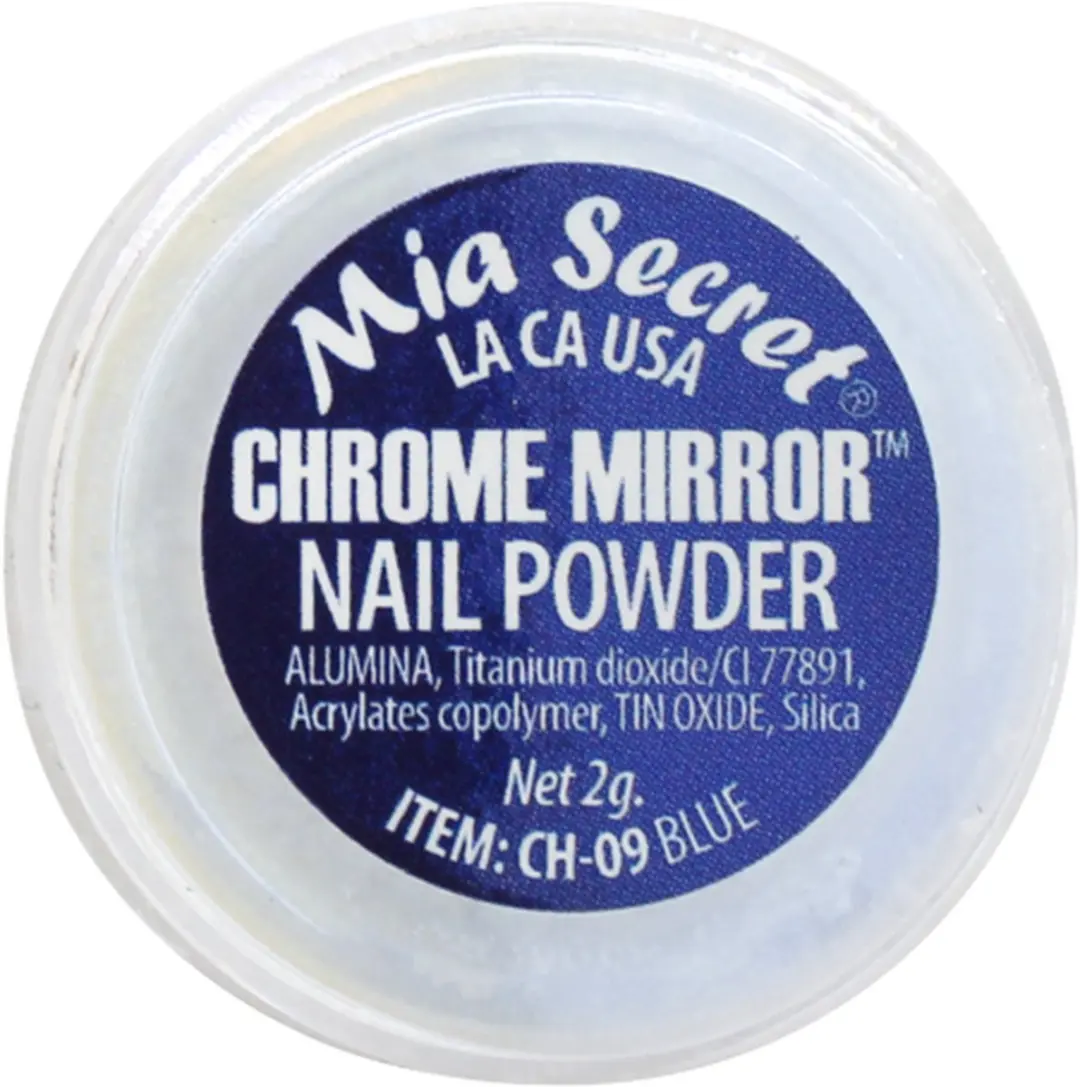 Mia Secret Chrome Mirror Poeder Blauw 4ml