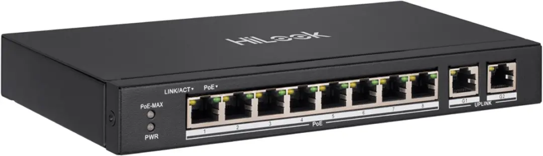Hikvision HiLook NS-0310P-60 8-poorts PoE Switch
