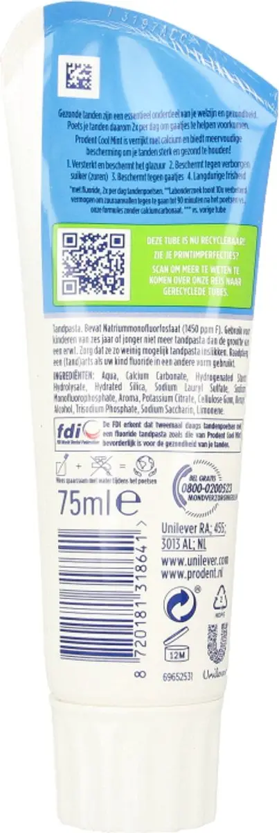 Prodent Cool Mint Tandpasta 75ml