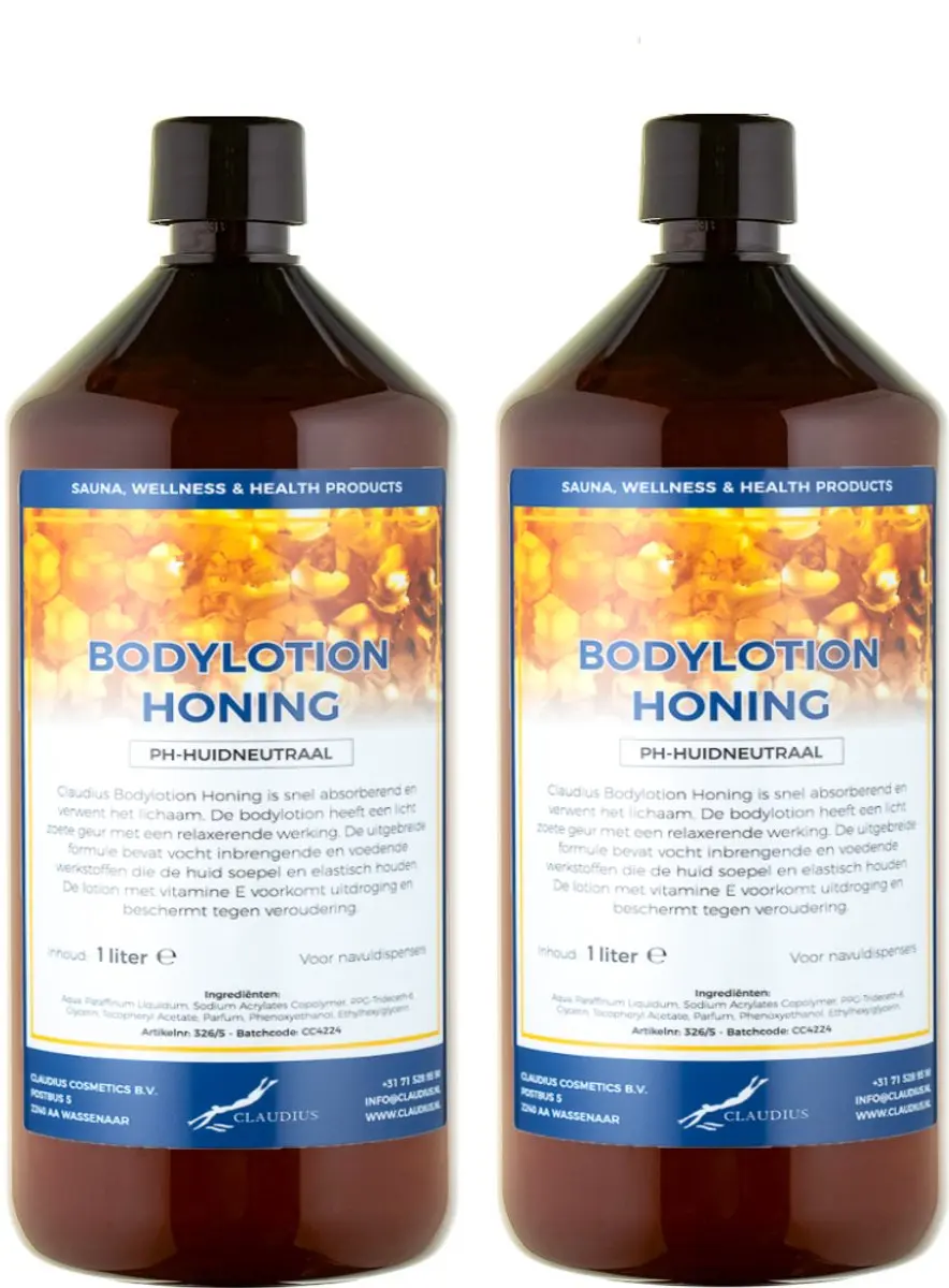 Splashbox Cosmetics Honing Bodylotion 2 Liter - 2 Stuks
