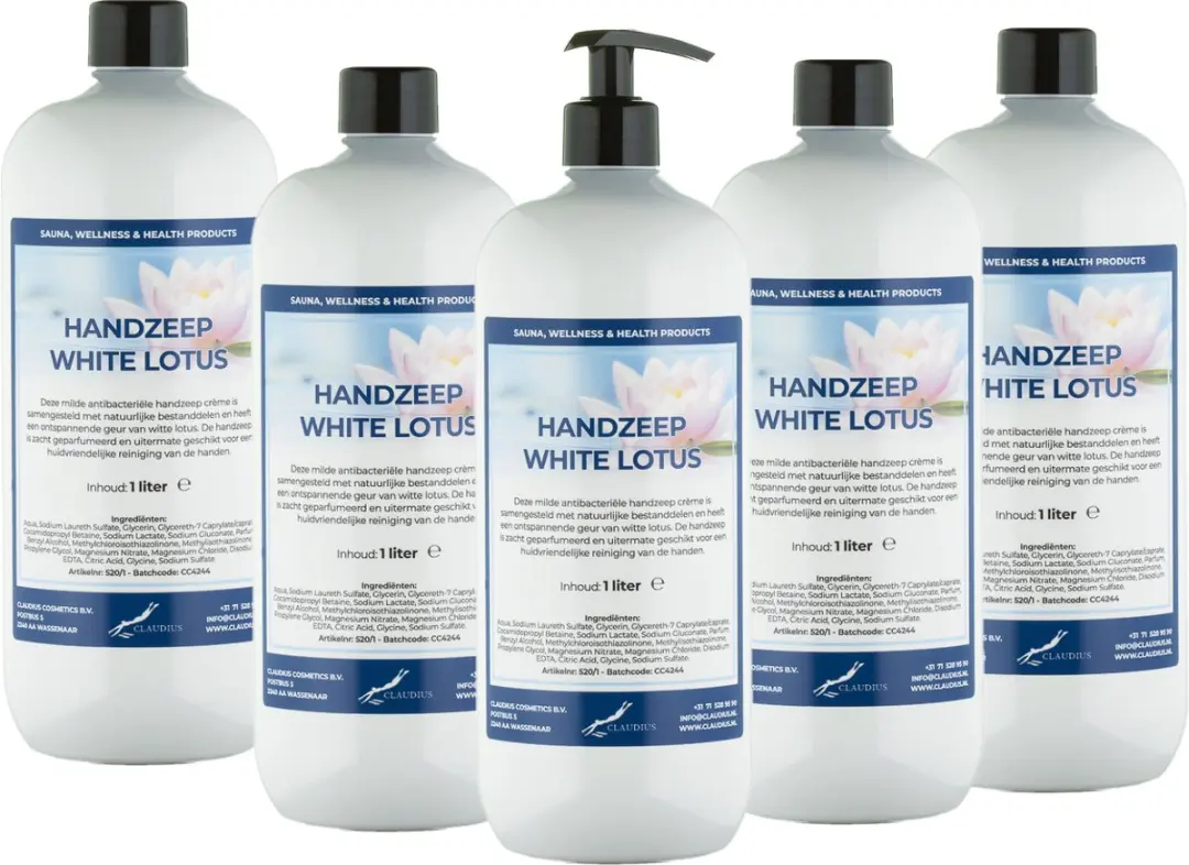Splashbox Cosmetics Handzeep White Lotus 5x1L