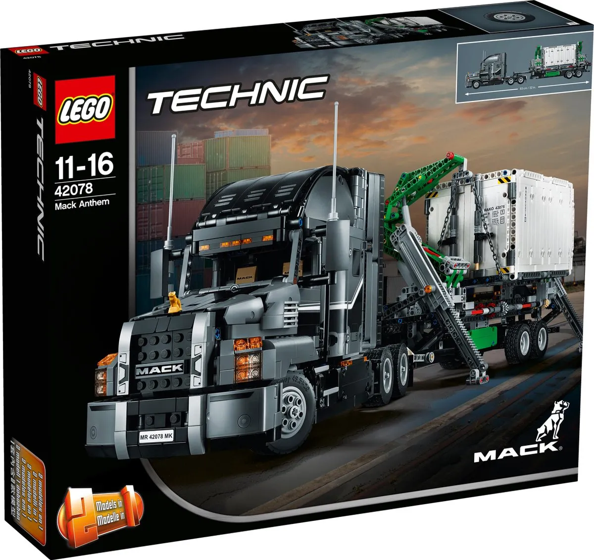 LEGO Technic Mack Anthem 42078 - 2595 Stukken