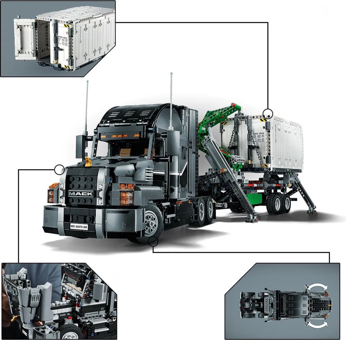 LEGO Technic Mack Anthem 42078 - 2595 Stukken