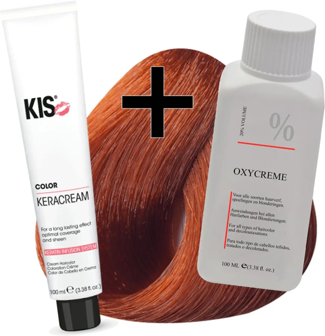 KIS Haarverfset 8KB Licht Koper Blond 100ml
